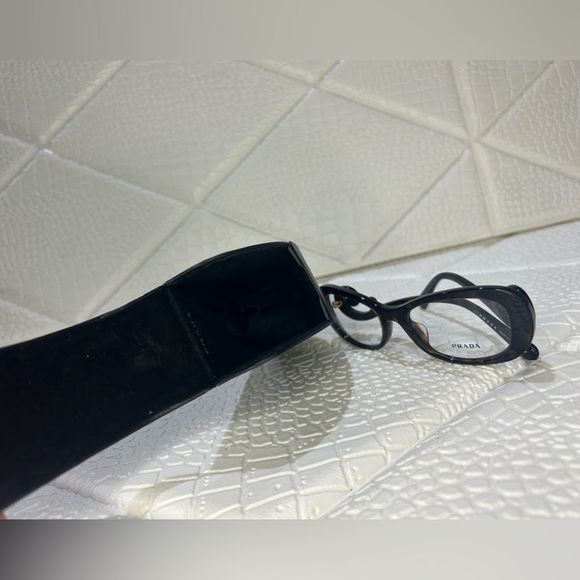 Prada Black Swirl Arm Sunglasses - Picture 12 of 12